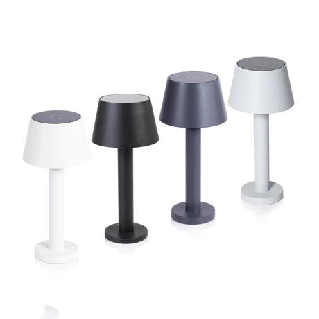Como Rechargeable Table Light Slate Gray 4.5 x 9.5 In
