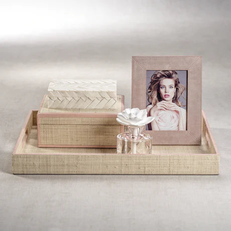 Suede Lux Photo Frame Amalfi Blush Blush 4 x 6 In