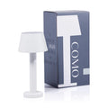 Como Rechargeable Table Light Matt White 4.5 x 9.5 In