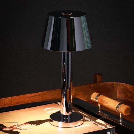 Como Rechargeable Table Light Polised Chrome 4.5 x 9.5 In