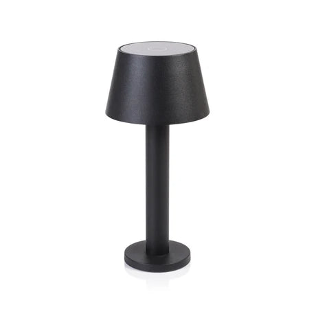 Como Rechargeable Table Light Matt Black 4.5 x 9.5 In