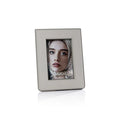 Nappa Leather Photo Frame Gray And Sage 4 x 6 In