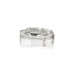 Glass Crystal Octagon Bowl Clear 7.25 In x 2 In