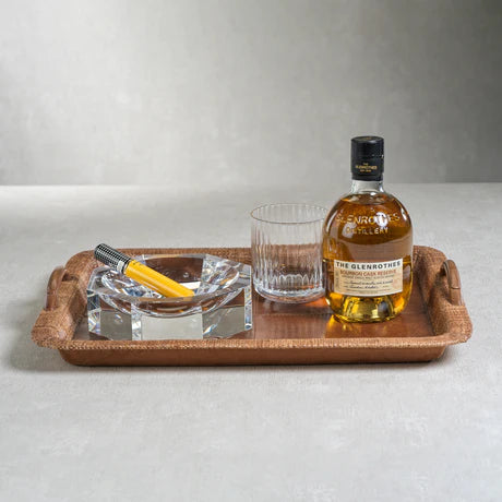 Glass Crystal Octagon Bowl Clear 7.25 In x 2 In