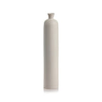 Kihoku Tall Ceramic Vase White 3.25 In x 16 In