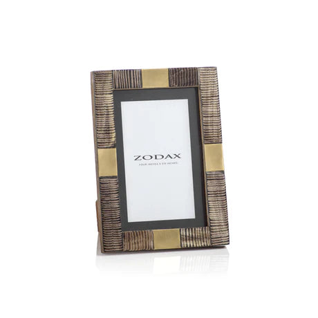 Lagos Horn And Brass Photo Frame 4 x 6