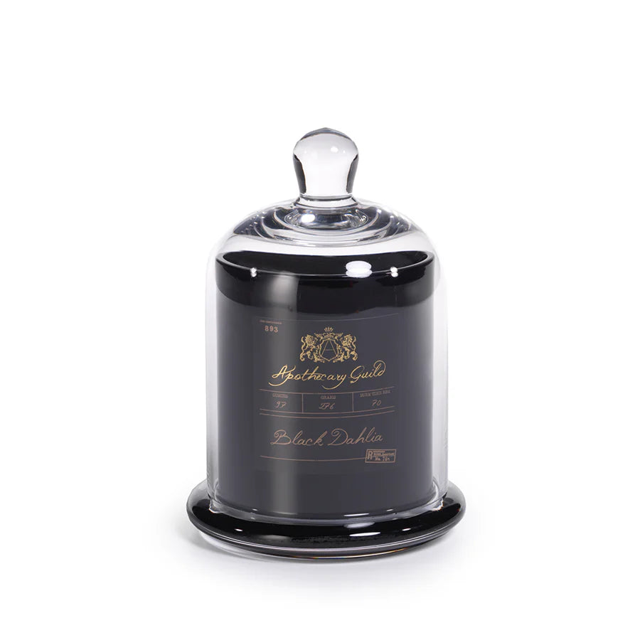Apothecary Guild Scented Candle Jar With Glass Dome-medium Golden Beach 289 Gr