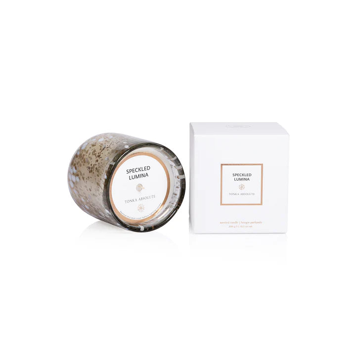 Speckled Lumina Candle Jar-10.5 Oz In Gift Box