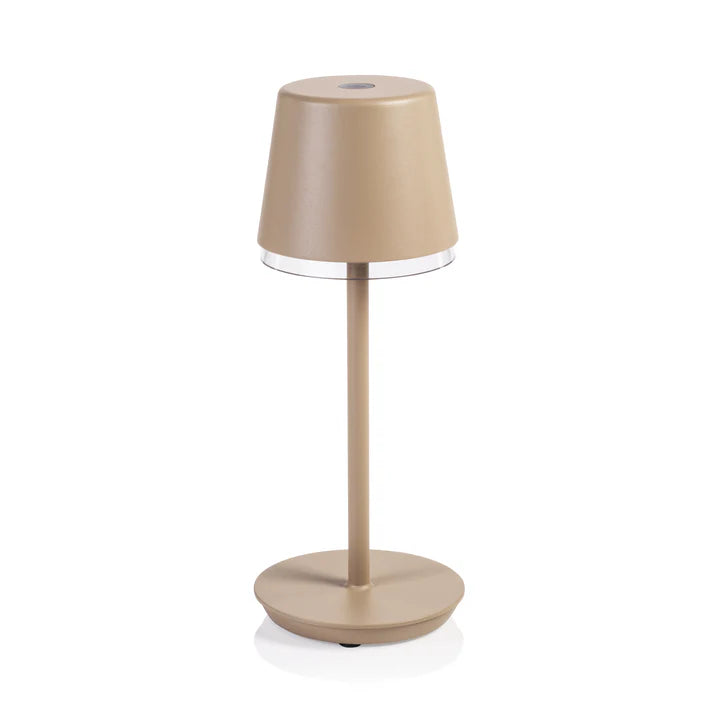 Lucca Rechargeable Table Light-light Taupe 4.75inx12in