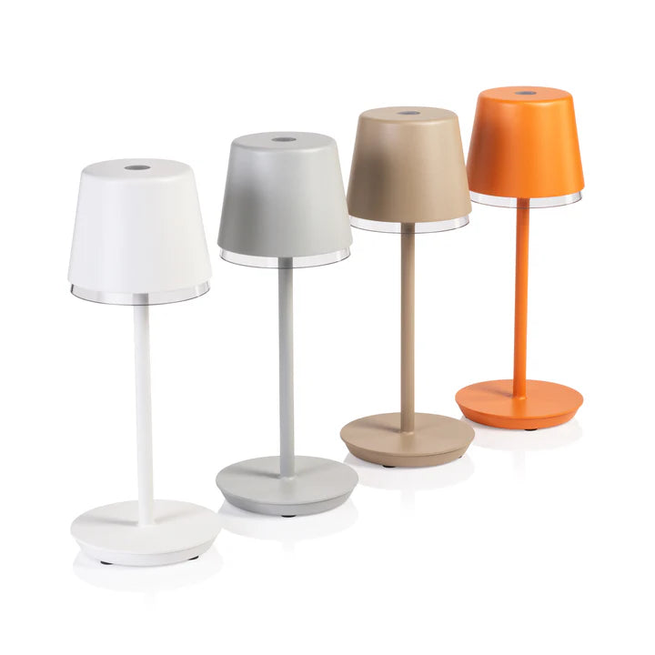 Lucca Rechargeable Table Light-light Taupe 4.75inx12in