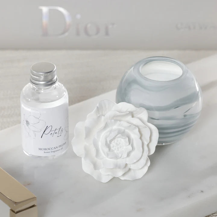 Petals Porcelain Diffuser Moroccan Peony 50 Ml