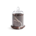 Marbella Scented Candle Jar with Cloche - Red Levanto Marble Cedar Leaf & Hinoki Cypress 185 G