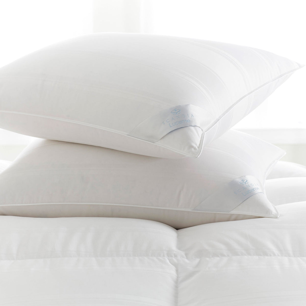 Almohada de Plumón Lucerne – Suave, Estándar