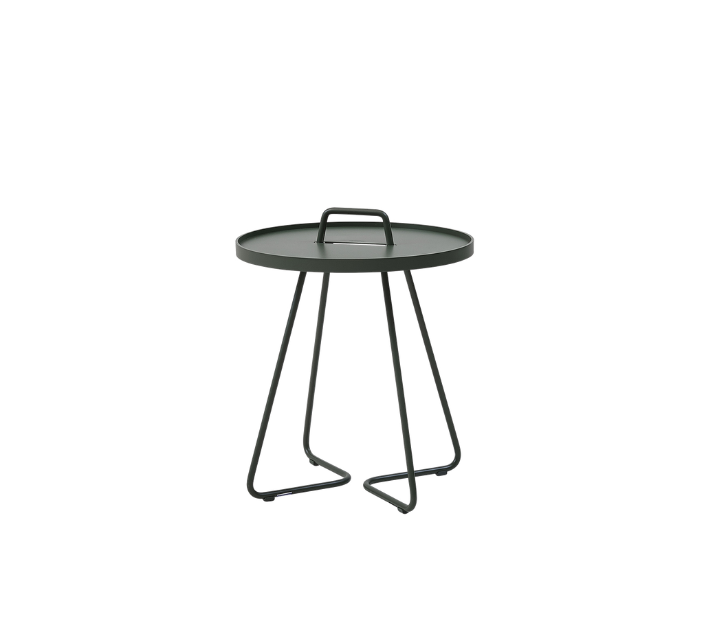 Mesa Auxiliar On-the-Move Pequeña – Dark green