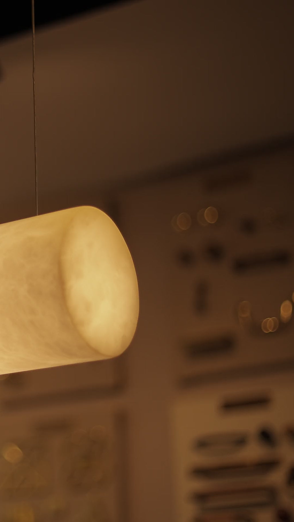 Alabaster Tube Lamp
