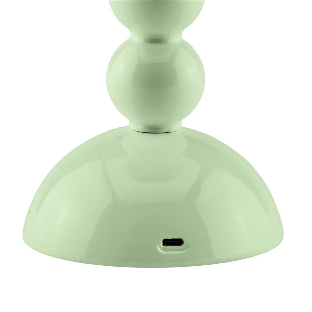 Lámpara LED Recargable Bobbin 30 cm – Sage